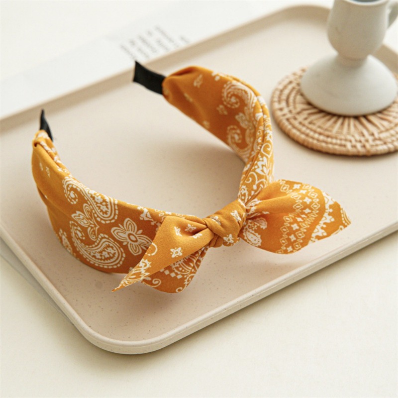 Women Accessories Wholesale China - Diadema étnica cruzada con lazo informal