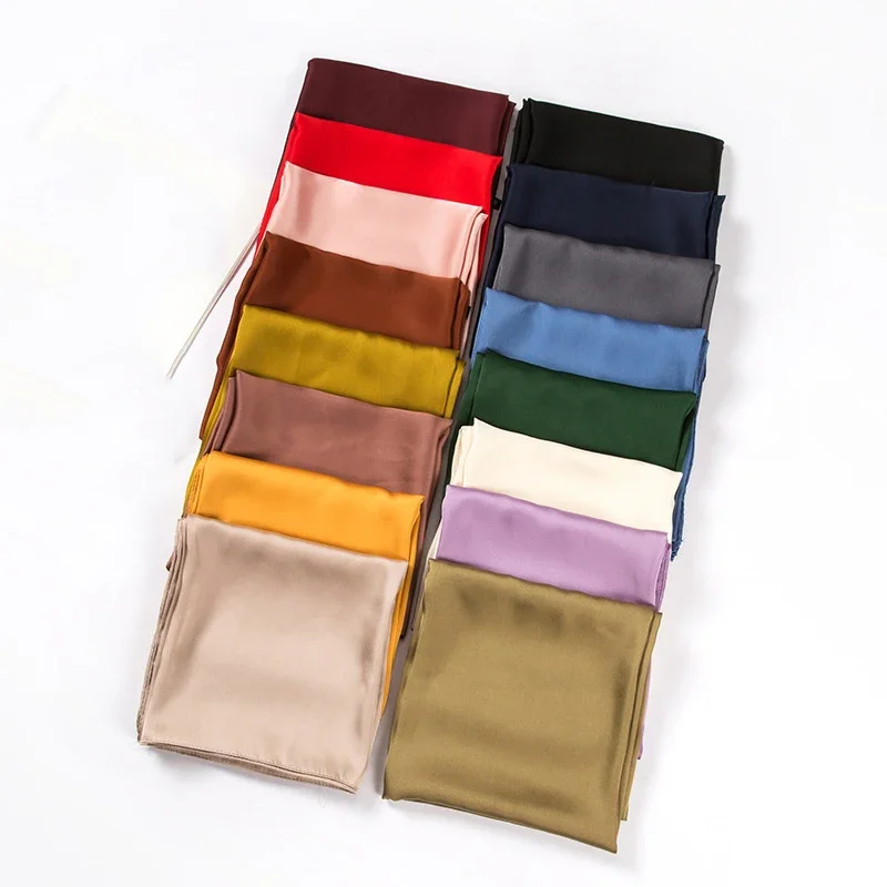 Women Accessories Wholesale China - Pañuelo de satén para mujer de