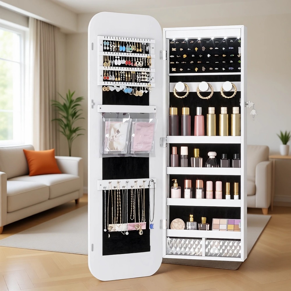 Women Accessories Organizer - Gabinete para Joyas con Iluminación LED