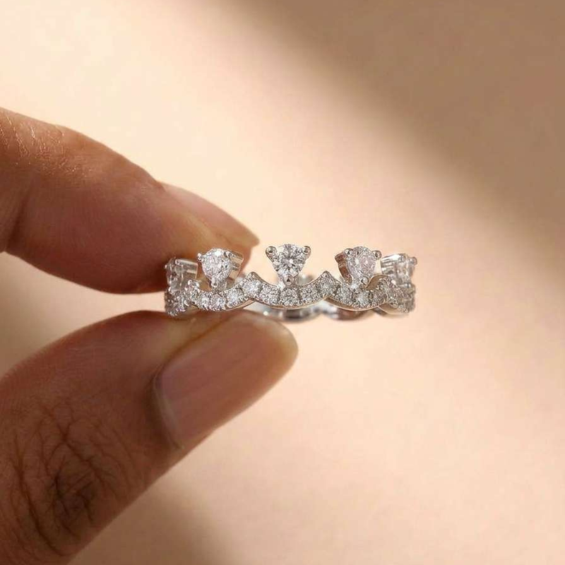Women'S Accessories Jewelry Sale - Anillo Exquisito de Plata de Ley