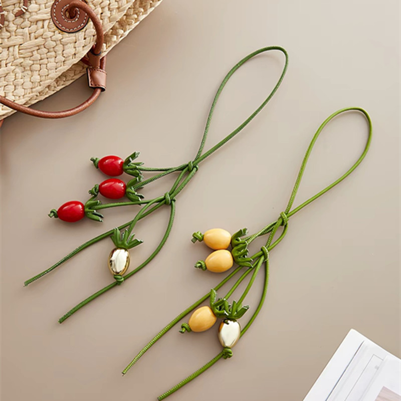 Women'S Accessories Loewe - Colgante de piel de vaca con