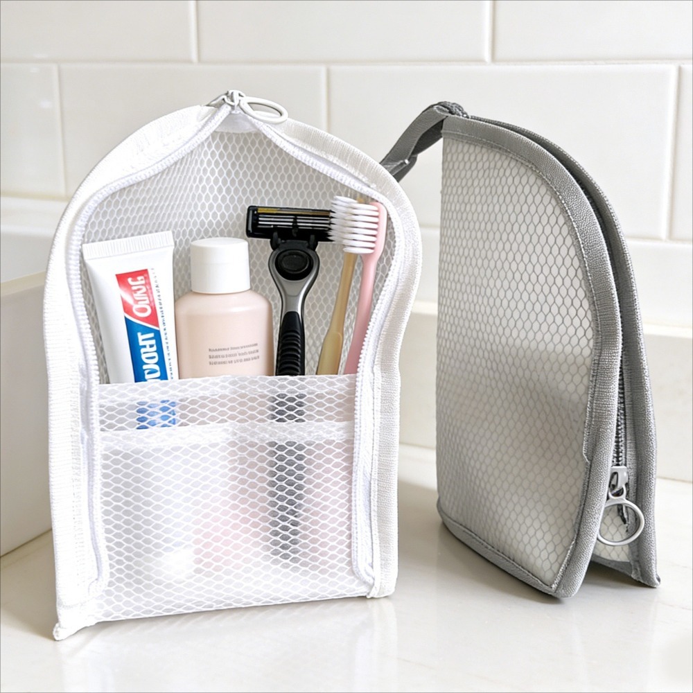Women Accessories Organizer - Bolsa de aseo de malla transpirable
