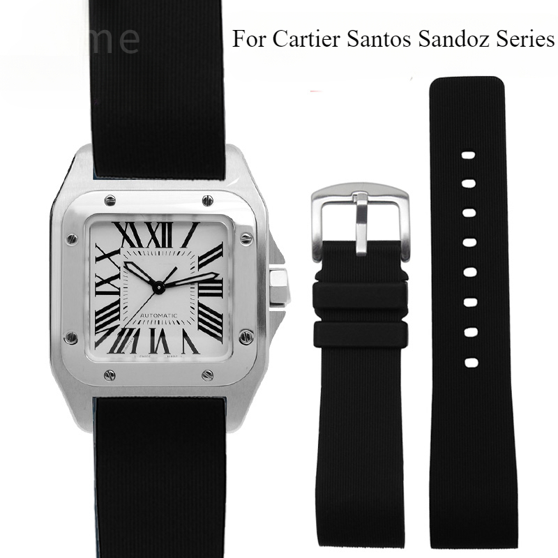 Women'S Accessories Cartier - Correa de reloj de silicona negra