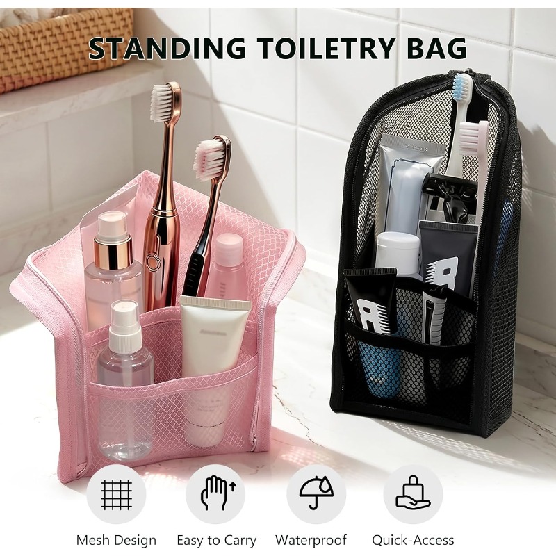 Bolsa de aseo de malla transpi - Women Accessories Organizer reseña y precio