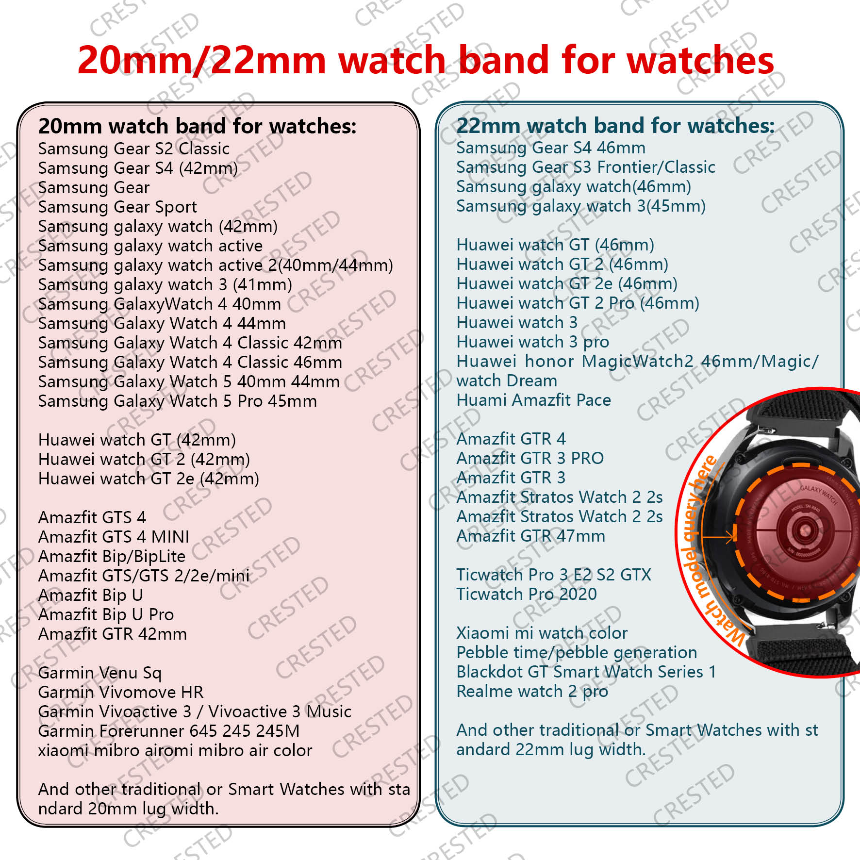 Correa de 20mm/22mm para Amazf - Women Accessories Website reseña y precio