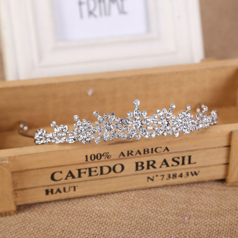 Tiara de cristal para boda, pe - Women'S Accessories List reseña y precio