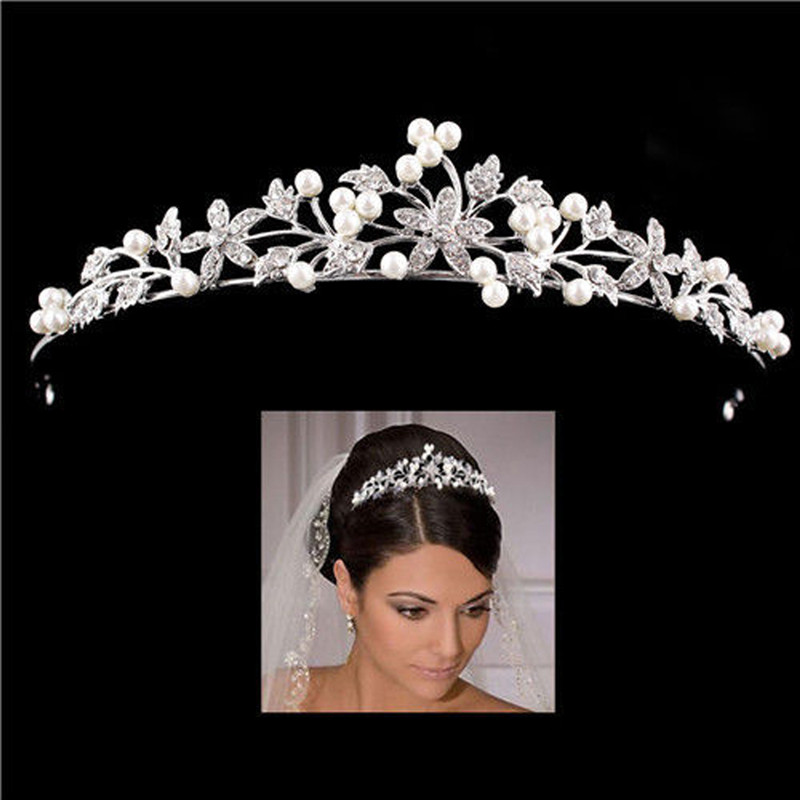 Tiara de cristal para boda, pe - Women'S Accessories List reseña y precio