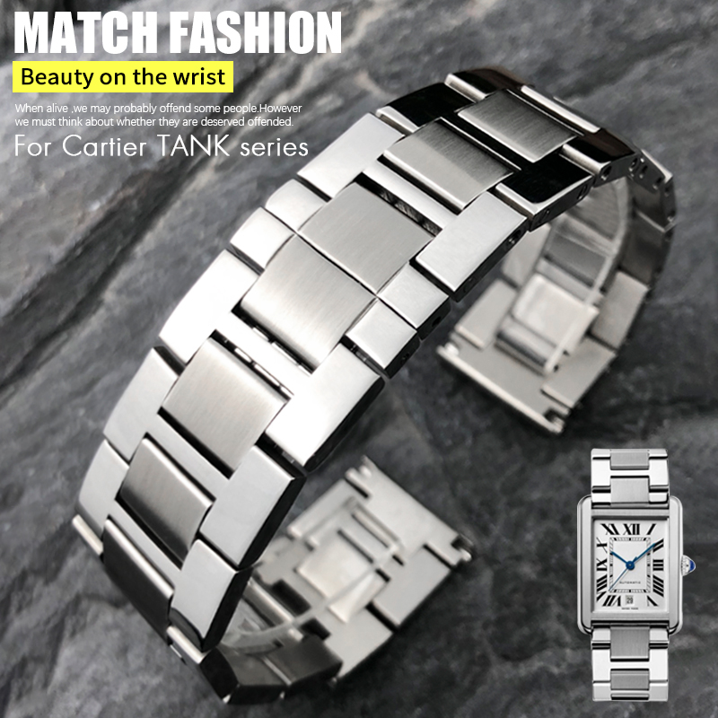 Correa de reloj fina de acero  - Women'S Accessories Cartier reseña y precio