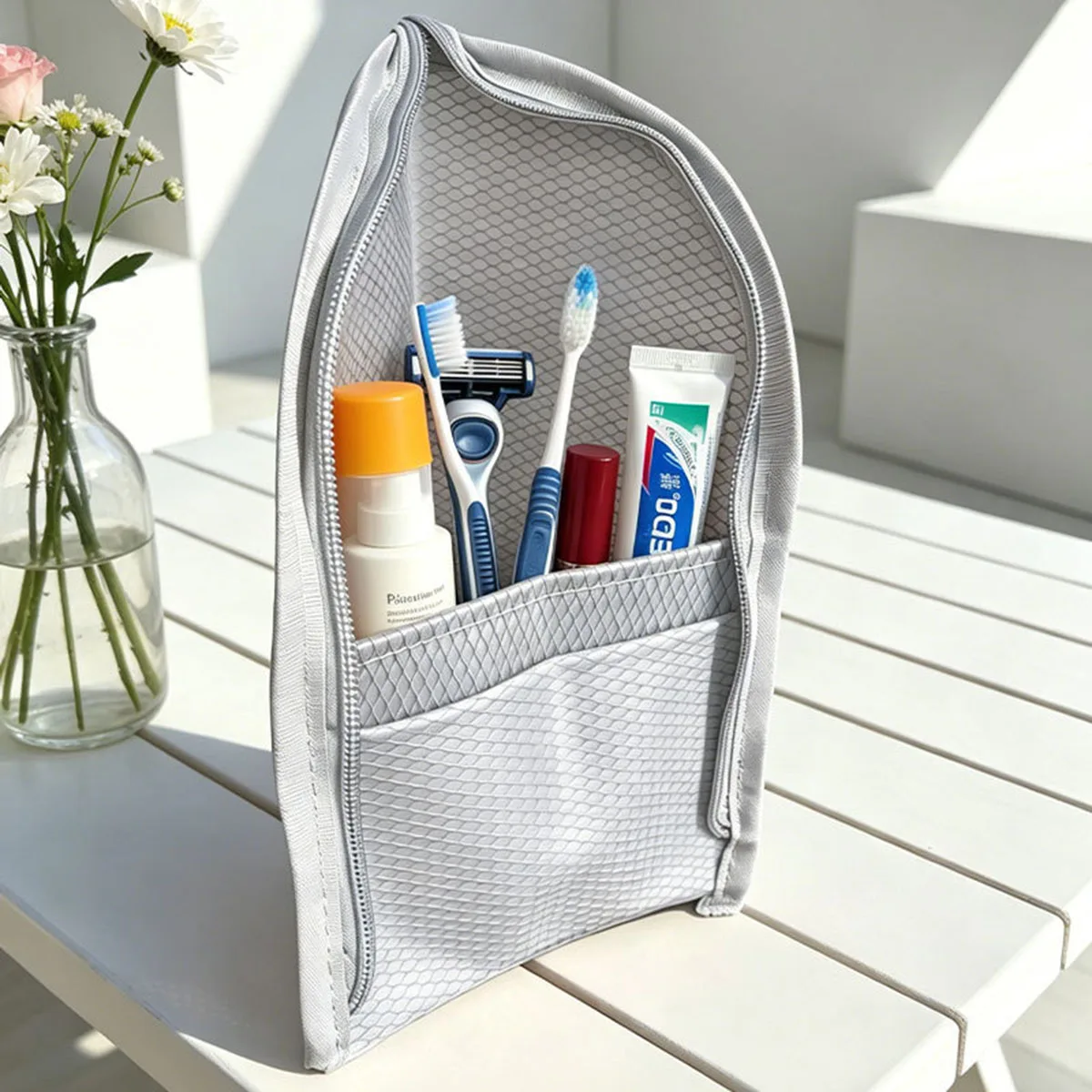 Bolsa de Aseo de Malla Vertica - Women Accessories Organizer reseña y precio