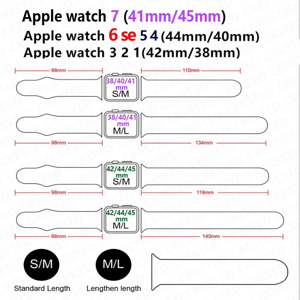 Correa de silicona para Apple  - Women Accessories Website reseña y precio