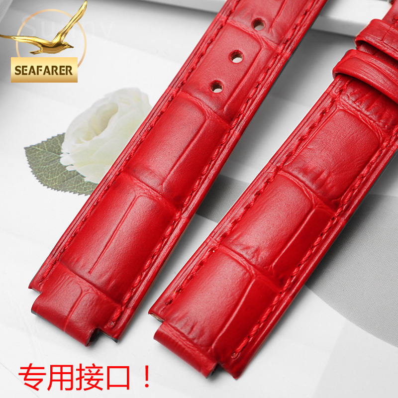Correa de reloj de cuero genui - Women'S Accessories Cartier reseña y precio