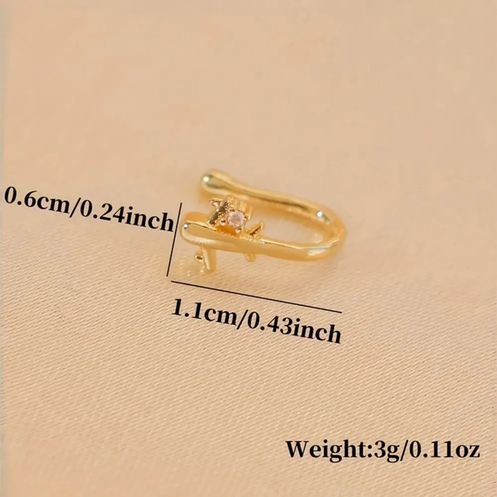 Clip Nasal con Diseño de Avión - Women'S Accessories Jewelry Sale reseña y precio