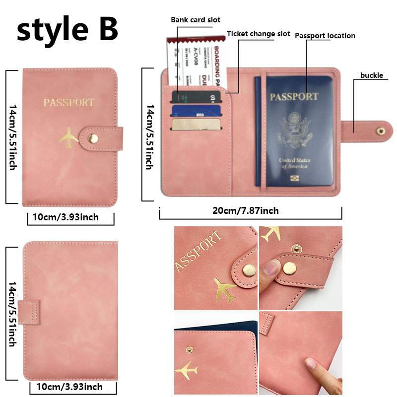 Funda de cuero para pasaporte, - Women'S Essential Accessories reseña y precio
