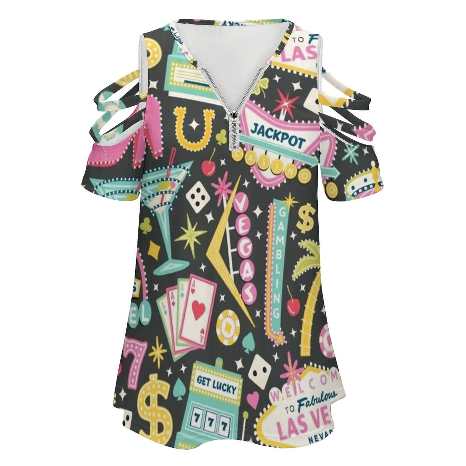 Viva Las Vegas camiseta de muj - Women Accessories Vector reseña y precio