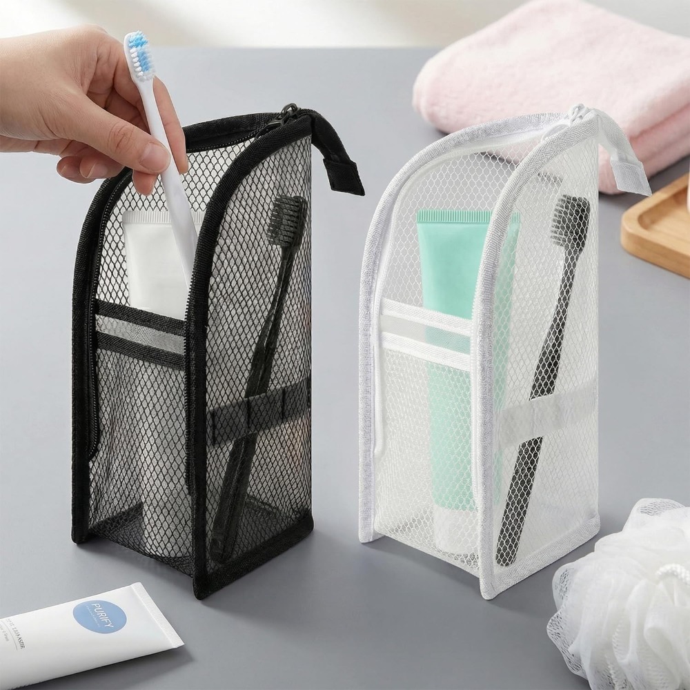 Bolsa de aseo de malla transpi - Women Accessories Organizer reseña y precio