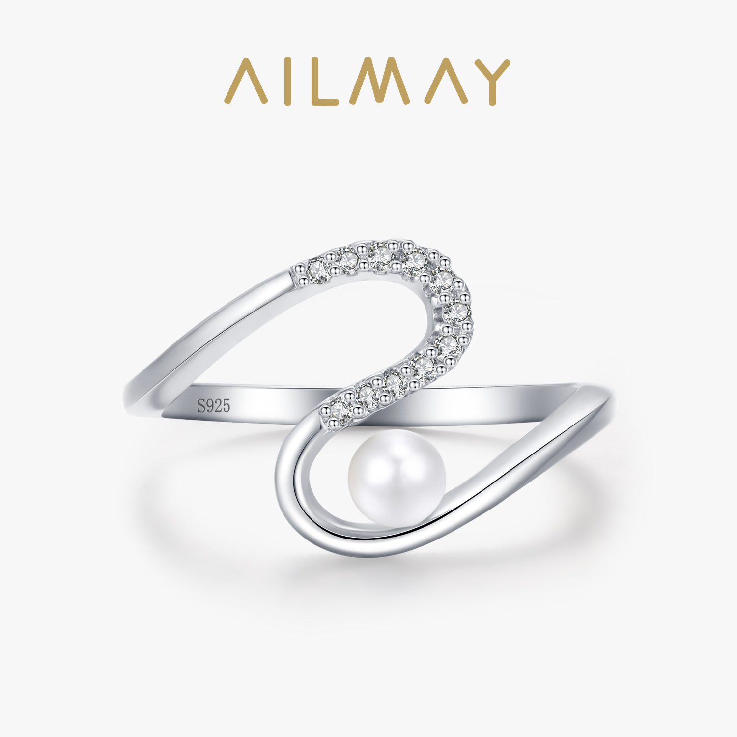 Ailmay-anillos de plata de ley - Women'S Accessories Jewelry Sale reseña y precio